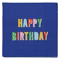 Blue Happy Birthday Lunch Napkins, 20ct. by Celebrate It™