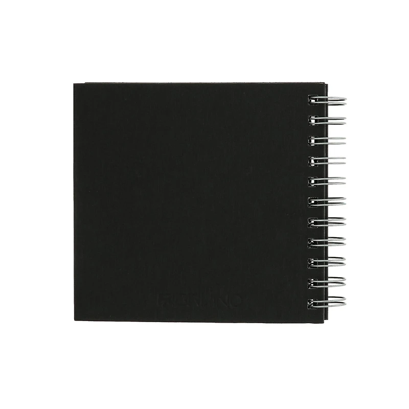Fabriano® Black Square Spiral-bound Drawing Book, 5.9'' x 5.9''