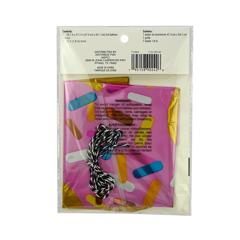 18.7" Donut Foil Balloon by Celebrate It™