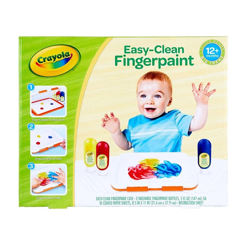 Crayola® Easy-Clean Fingerpaint