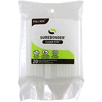 Surebonder® Clear Stik™ Full Size™ Glue Sticks, 20ct.