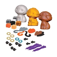 Assorted PlushCraft™ 3D Fabric Craft Mini Pack