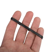 JAM Paper Size 64 Black Rubber Bands, 100ct.