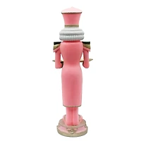 35" Pink Nutcracker with Tray Tabletop Décor by Ashland®