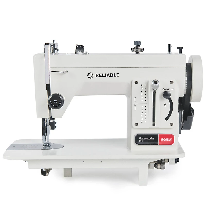 Barracuda™ Fit 500BW Straight Stitch Portable Walking Foot Sewing Machine for Heavy Material