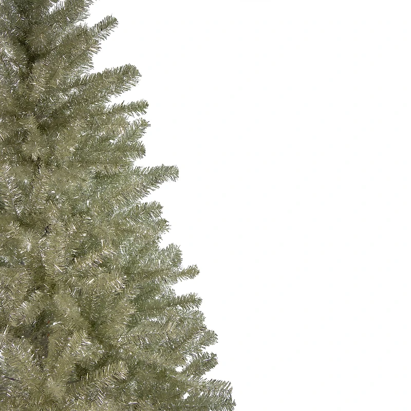 6ft. Unlit Platinum Tinsel Artificial Christmas Tree