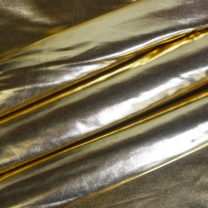 Feldman Gold Foiled Stretch Knit Fabric