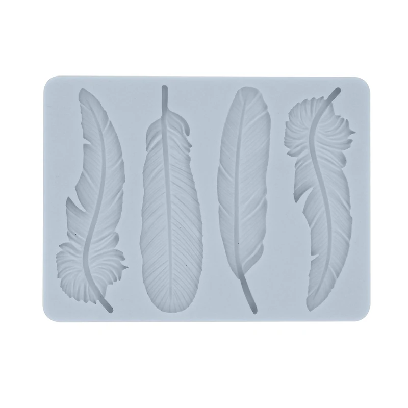 Feathers Silicone Fondant Mold by Makery®