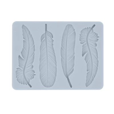 Feathers Silicone Fondant Mold by Makery®