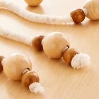 12 Packs: 4 ct. (48 total) Natural Wood Round Beads 32mm by Loops & Threads®