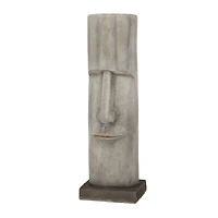 The Novogratz Brown MGO Contemporary Garden Sculpture, 10" x 10" x 10"