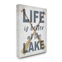 Stupell Industries Life is Better at the Lake Wall Art