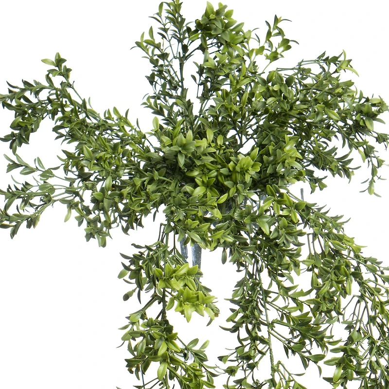 28" Green Hanging Boxwood UV Resistant Bush by Ashland®