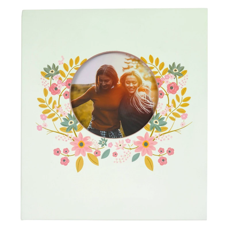Pink & Green Flower 2-Up Photo Album by Recollections™
