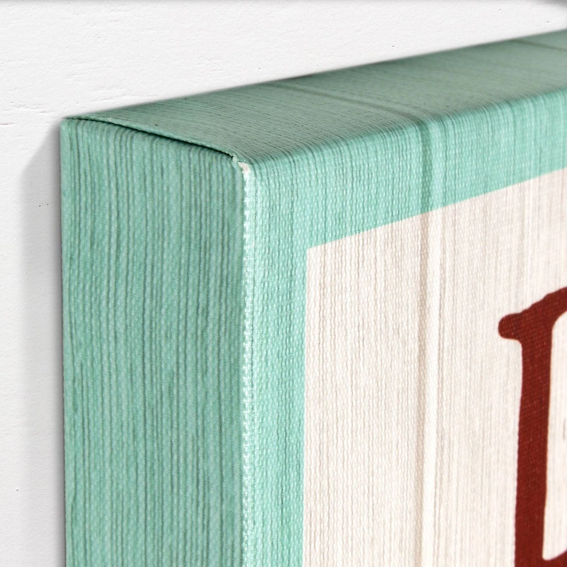 Flip Flop Repair Shop Outdoor Canvas Art Print - 16"x48"