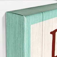 Flip Flop Repair Shop Outdoor Canvas Art Print - 16"x48"