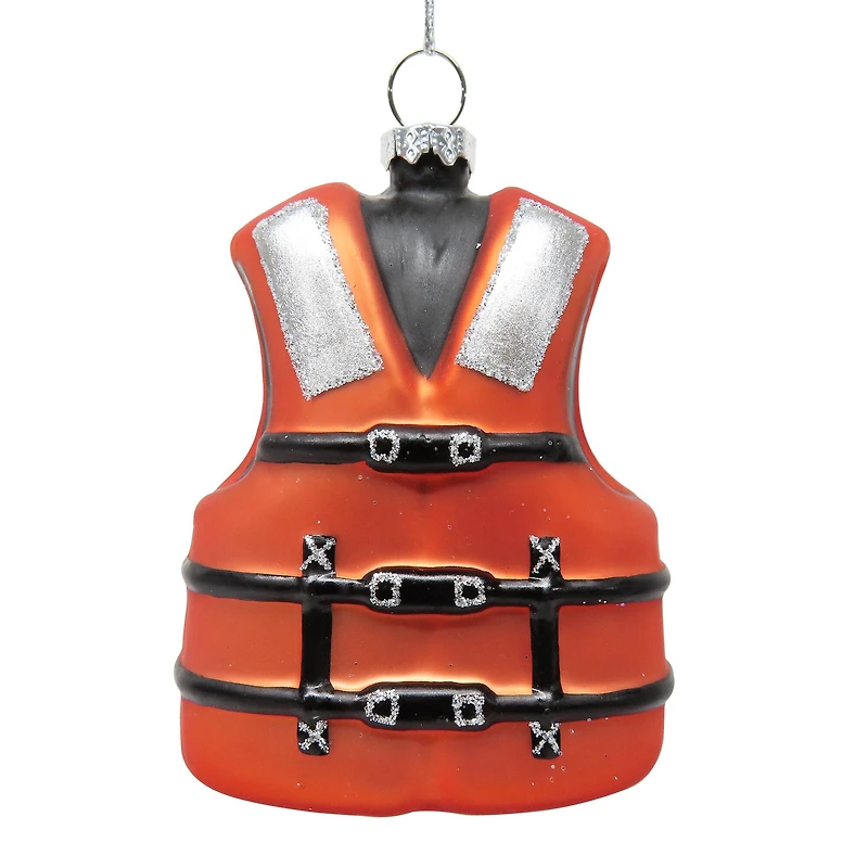 4" Life Jacket Glass Ornament by Ashland®