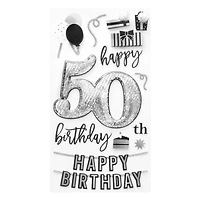 50th Birthday Dimensional Stickers by Recollections™