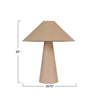Hello Honey® 22" Lumina Natural Linen Table Lamp