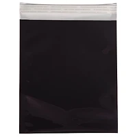 JAM Paper 6.25" x 7.875" Black Foil Open End Envelopes, 25ct.