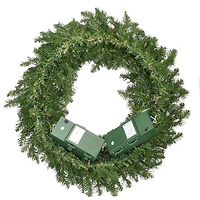 24" Kingswood® Fir Wreath with 250ct. Warm White Battery Operated LED Infinity™ Lights