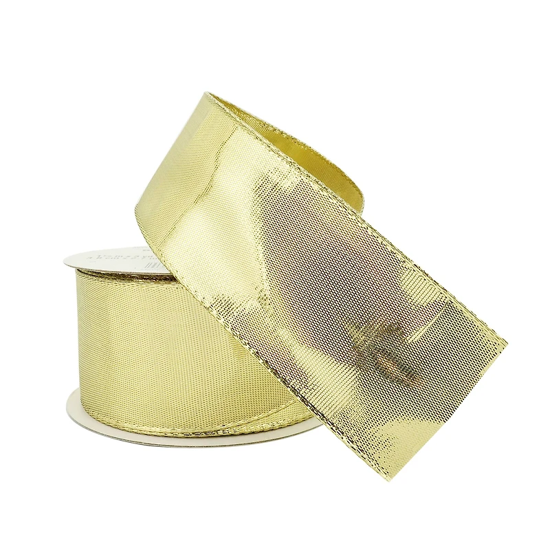12 Pack: 1.5" x 3yd. Metallic Wired Ribbon by Celebrate It®