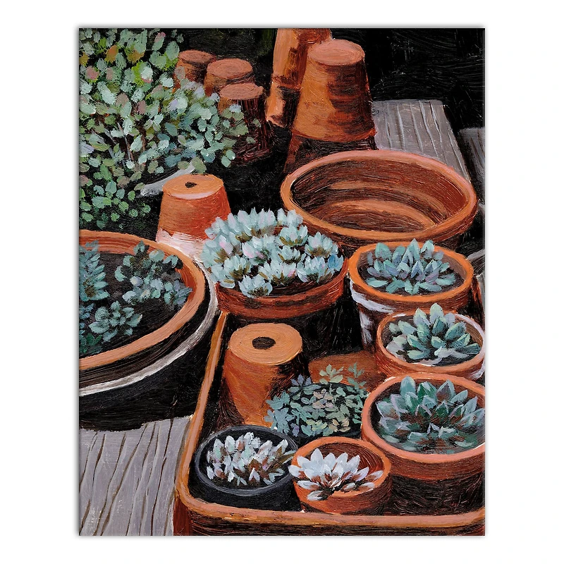 Backyard Plants 16" x 20" Canvas Wall Art