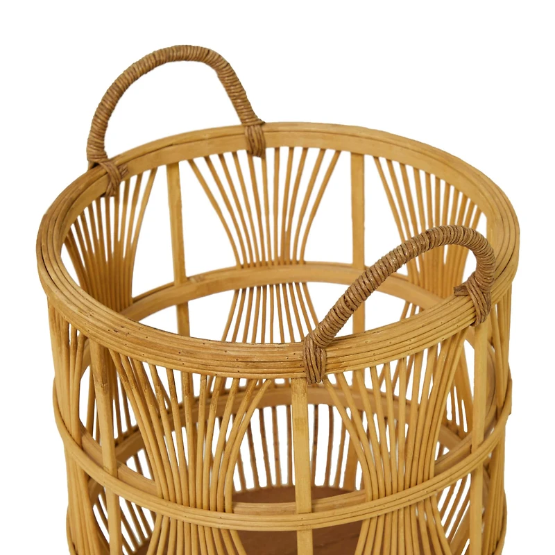 Brown Bohemian Basket Set