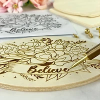 ArtSkills® 55 Piece Beginners Wood Burning Kit with Wood Rounds