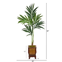 4.5ft. Kentia Palm Tree in Decorative Planter