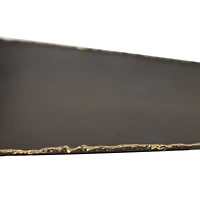 24" Black Iron Industrial Accent Table