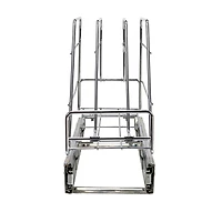 Household Essentials Glidez Chrome-Plated Steel Slide-Out Storage Organizer