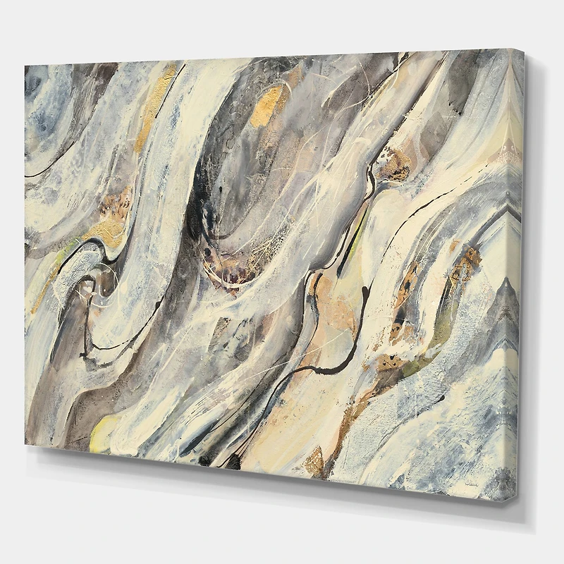 Designart - Glam Golden Falls