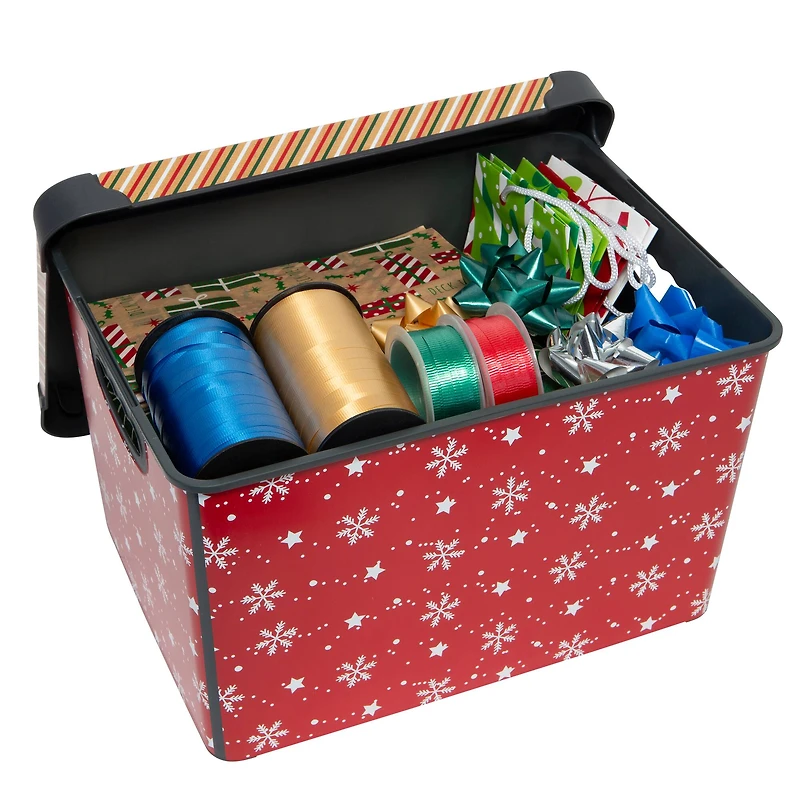 Simplify Santa's Elves Storage Tote Bin