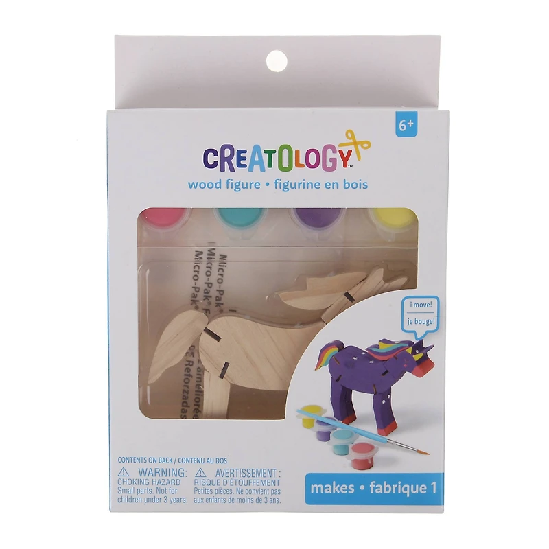 3D Unicorn Wood Figure by Creatology™