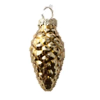 Whitehurst Gold Shiny Pinecone Ornaments, 56ct.