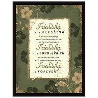 Friendship Wood Framed Art