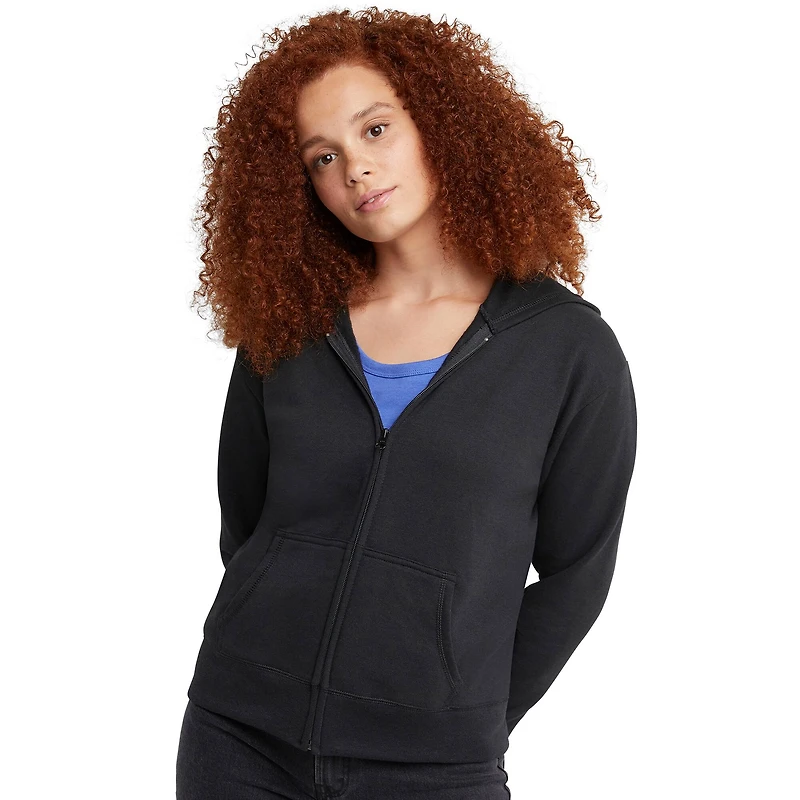 Hanes EcoSmart Full-Zip Women's Hoodie