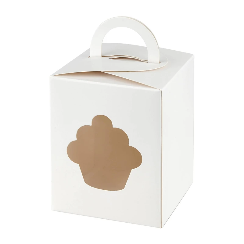 12 Packs: 5 ct. (60 total) White Cupcake Treat Boxes by Celebrate It®