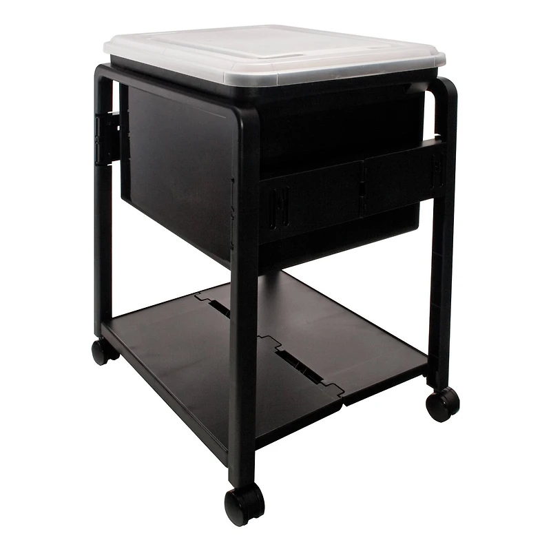 Innovative Storage Designs Folding Mobile File Cart