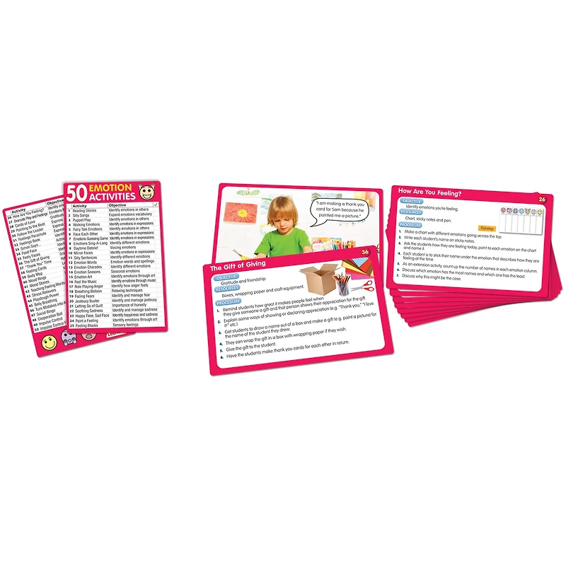 Junior Learning® 50 Emotion Activity Cards