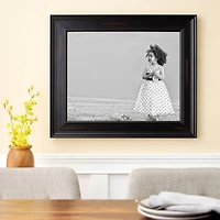 16" x 20" Black Open Back Frame With Brown Wash by Studio Décor®