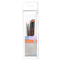 12 Packs: 5 ct. (60 total) Golden Synthetic Acrylic Brush Set by Artist's Loft™