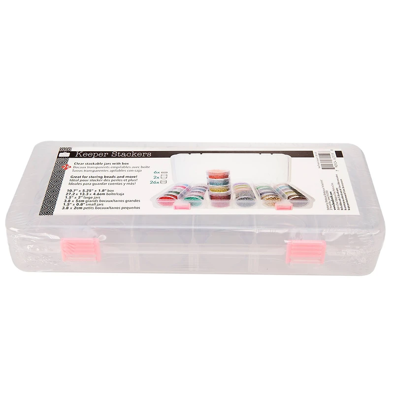 The Beadsmith® 10.5'' x 5'' x 2'' Stack Container Org Box
