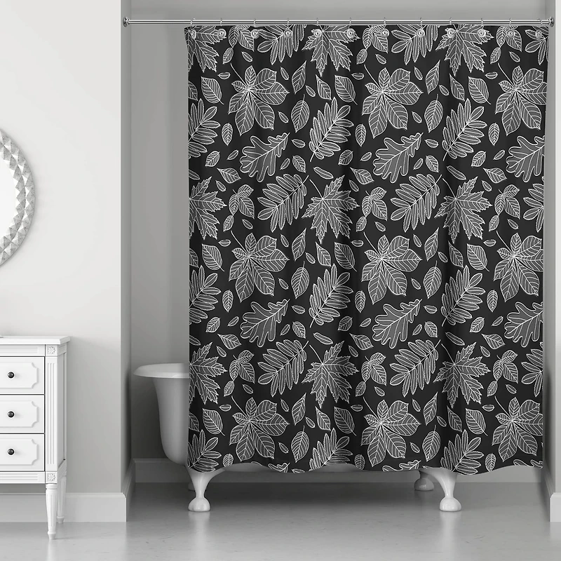 Leaves Shower Curtain
