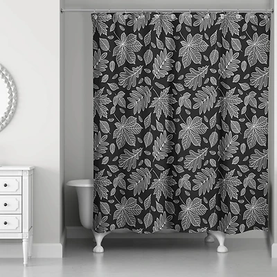 Leaves Shower Curtain