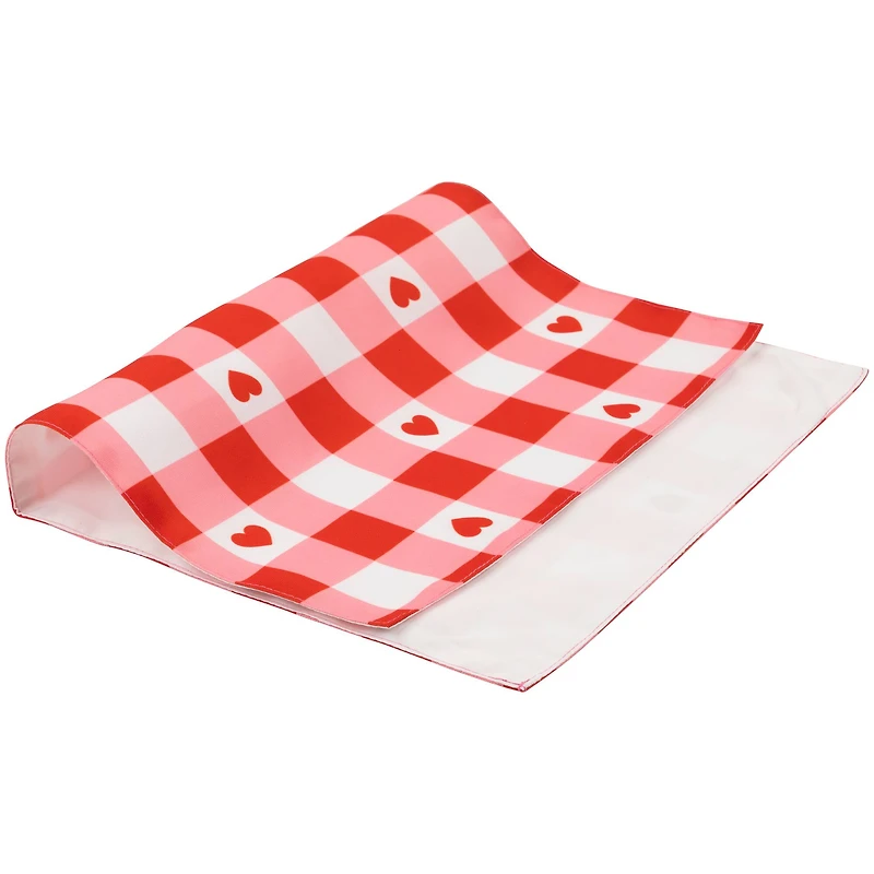 Checkered Hearts Valentine's Day Placemats, 4ct.
