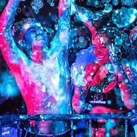 Atomic Bubbles 4oz. Blue Tekno Bubbles, 6ct.