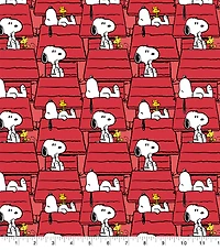 Peanuts Snoopy's Home Fabric
