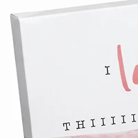 Love You This Much Canvas Wall Art